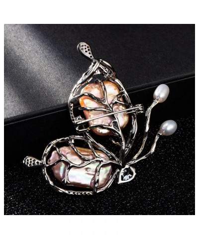 SHANLIHUA Ladies Personality Brooch Insect Pin Turquoise Natural Pearl Shell. xz-8185 $11.12 Brooches & Pins