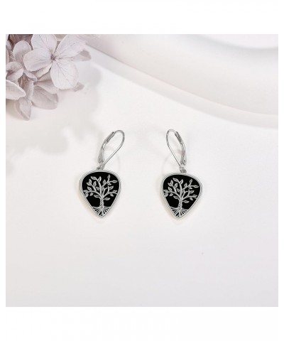 925 Sterling Silver Earrings for Women Dangle Drop Earrings Jewelry Gifts for Girls Wife Girlfriend guitar pick-2 $7.79 Earrings