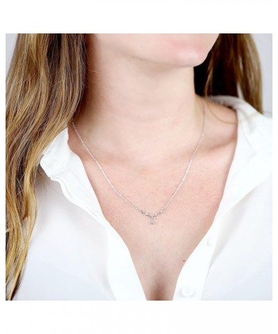 Silver Crystal Zodiac Necklace Constellation Jewelry Birthday Gift Sorority Sister Gift Scorpio $14.54 Necklaces