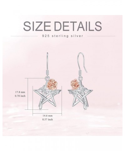 925 Sterling Silver Dangle Earrings for Women Earrings Hypoallergenic Jewelry Gifts for Girls Teen Daughter Sister Friend Bir...