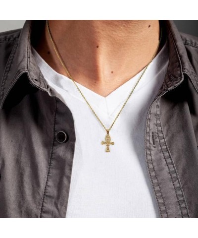 Egyptian Ankh Cross Eagle Eye of Horus pendant 10K Gold Parent 10K Rose Gold $56.69 Pendants