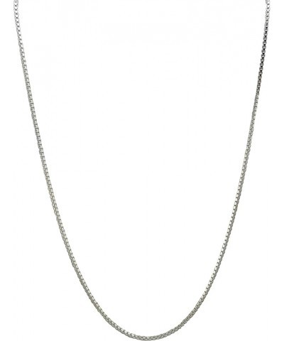 925 Sterling Silver .8MM Box Chain - Italian Necklace - Super Thin & Strong - 16" - 30 20.0 Inches $11.35 Necklaces