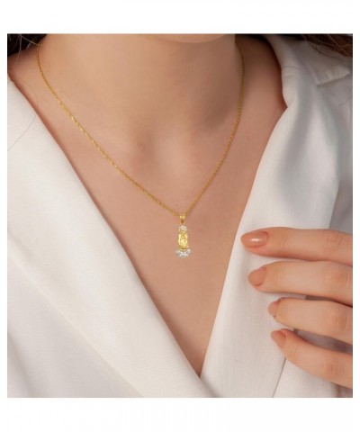 Our Lady Of Guadalupe Rose Flower Pendant Necklace Fine Real Solid 10Kt Gold 10K Rose Gold $43.19 Necklaces