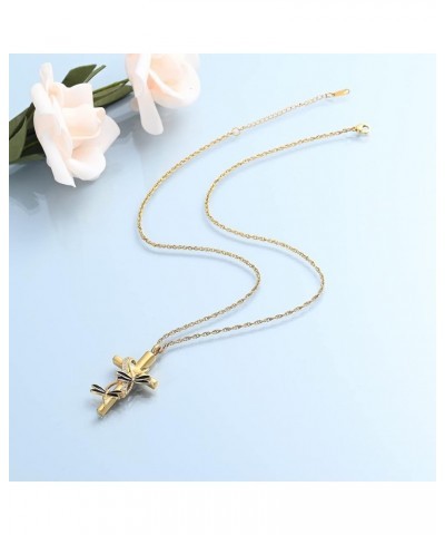 Cross Urn Necklace for Ashes for Women Men Dragonfly Cremation Jewelry Memorial Keepsake Ashes Pendant Gold $10.74 Others