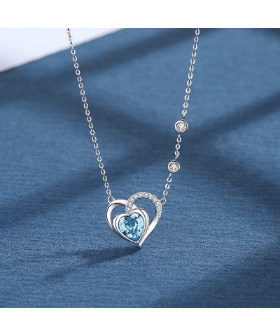 Mothers Day Gifts Heart Necklaces for Women Sterling Silver I Love You Necklace Anniversary Birthday Jewelry Gifts for Women ...