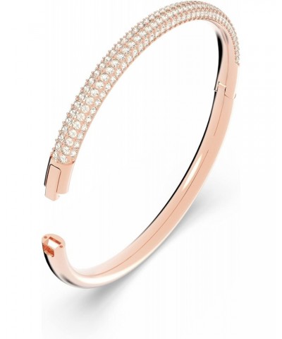 Stone Bangle, Clear Crystal, Rose gold-tone Finish $59.58 Bracelets