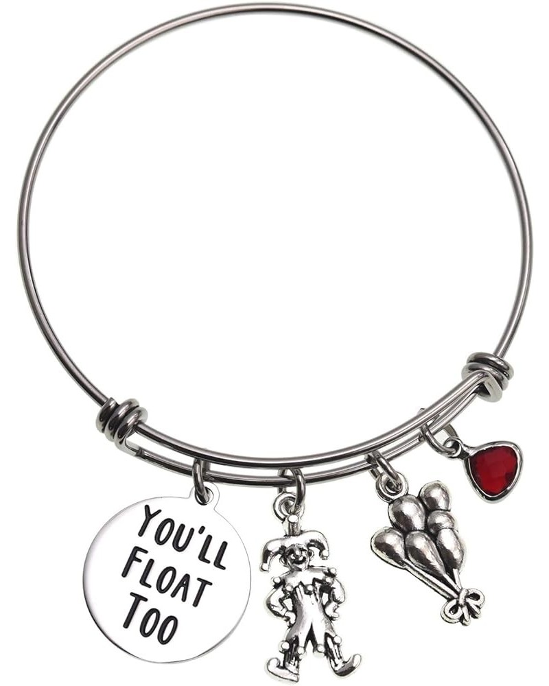 You'll Float Too Bracelet IT Movie Horror Fan Gift for Her Bangles Halloween Bracelets Bracelet $6.62 Bracelets