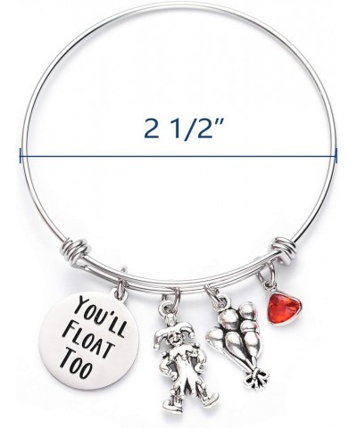 You'll Float Too Bracelet IT Movie Horror Fan Gift for Her Bangles Halloween Bracelets Bracelet $6.62 Bracelets