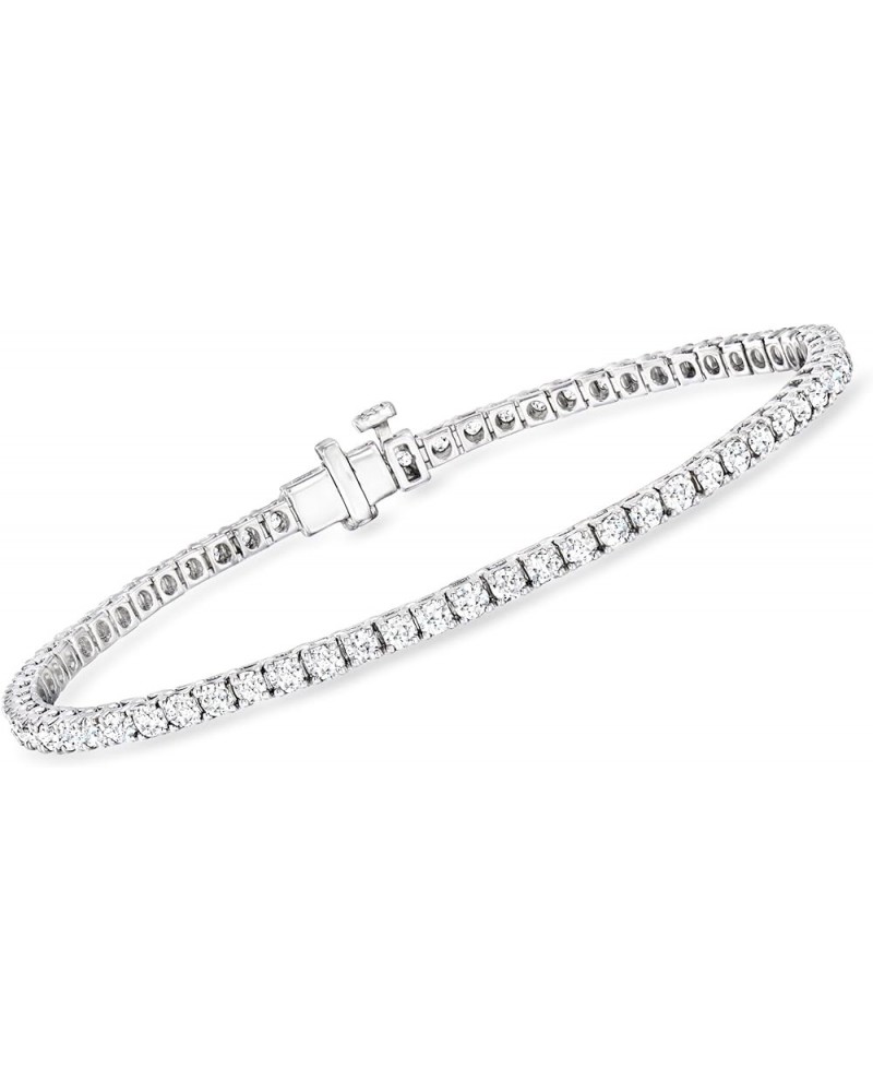 3.00 ct. t.w. Lab-Grown Diamond Tennis Bracelet in Sterling Silver 7.0 Inches $473.00 Bracelets