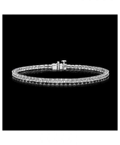 3.00 ct. t.w. Lab-Grown Diamond Tennis Bracelet in Sterling Silver 7.0 Inches $473.00 Bracelets