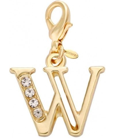 Gold Plated 26 Alphabet English Letters Crystal First Initial Name Charms for Bracelet,Necklace,Zipper Puller W $7.00 Bracelets