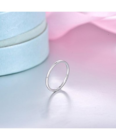 YH JEWELRY 2mm White Gold Plated 925 Sterling Silver Rings Polished Comfort Fit Dome Wedding Band Ring $11.59 Rings