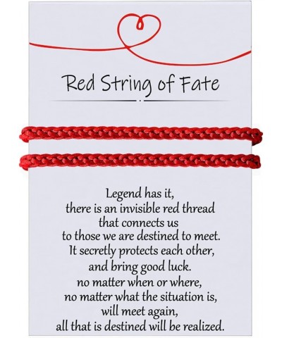 Valentines Day Gifts for Him Her Couples Gifts for Boyfriend and Girlfriend Red String of Fate Long Distance Relationships Br...