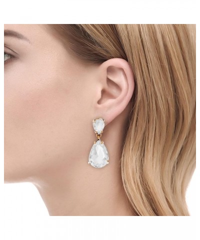 Fashion Statement Vintage Drop Dangle Earrings for Women Girls Green Crystal Earrings x/50048-WH $7.50 Earrings