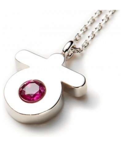 ARANG KOREAN BIRTHSTONE NECKLACE- OR (Original Rhodium) Plated, Cubic, Strong Durability - Fashion Jewelry Ruby (July) $25.60...