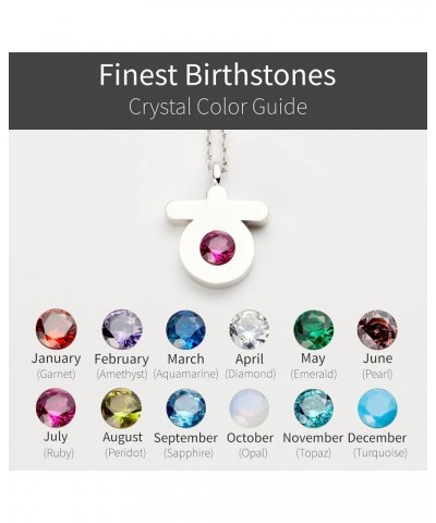 ARANG KOREAN BIRTHSTONE NECKLACE- OR (Original Rhodium) Plated, Cubic, Strong Durability - Fashion Jewelry Ruby (July) $25.60...