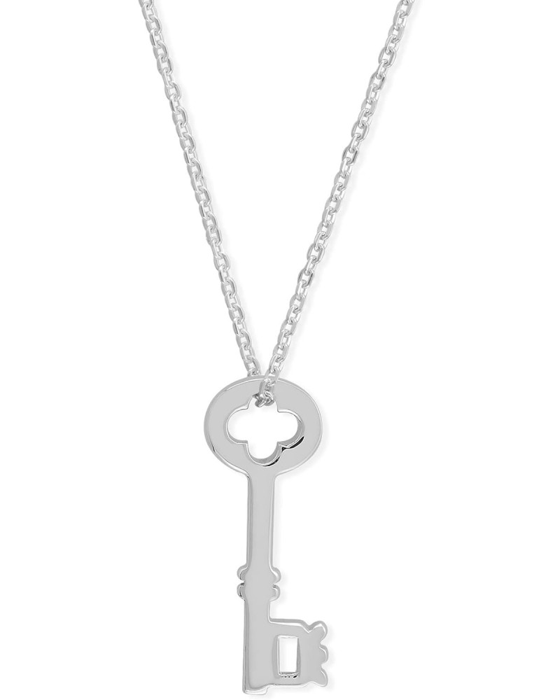 Jewelry Sterling Silver Key Pendant Necklace, 18 Inches $17.10 Necklaces