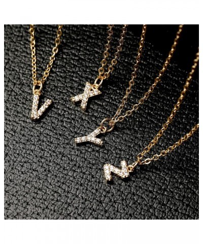 Women's Initial 14K Gold Plated Pendant Necklace - Special Love for Special You V $7.41 Necklaces