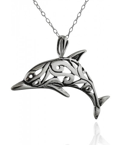 Marine Life and Sea Creature Pendant Necklaces for Women DOLPHIN $19.25 Necklaces