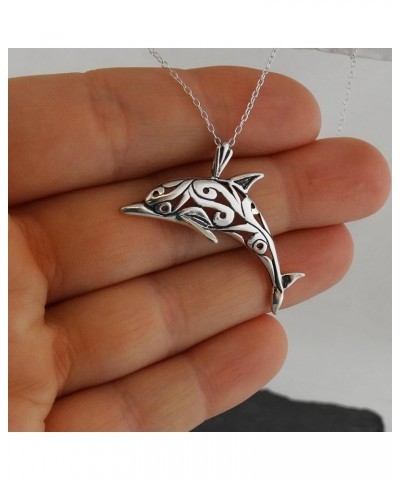 Marine Life and Sea Creature Pendant Necklaces for Women DOLPHIN $19.25 Necklaces