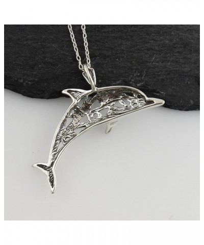 Marine Life and Sea Creature Pendant Necklaces for Women DOLPHIN $19.25 Necklaces