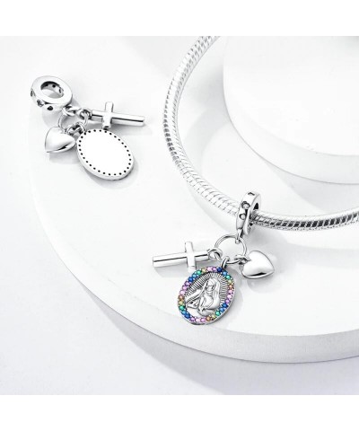 Multi Color Charms Fit Bracelets 925 Silver Colorful Zircon Rainbow Bead Love Heart Clip Charm Jewelry SSS-1401 SEC679 $9.66 ...