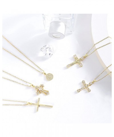 Cross Pendant Necklace for Women Jewelry Gold Cross Necklaces Gifts for Women Girl Cross Necklace Minimalist Trendy Jewelry V...