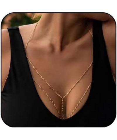 Body Chain Sexy Layered Bikini Waist Belly Chain Summer Beach Party Body Jewelry C-Gold $7.97 Body Jewelry