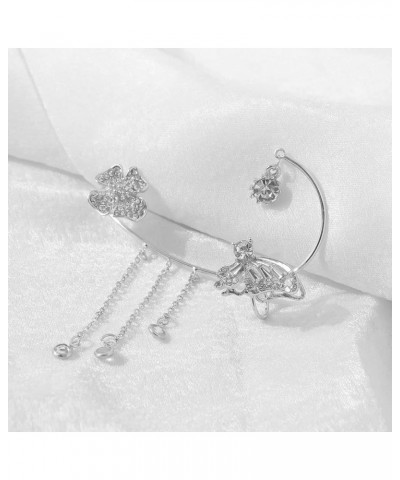 Butterfly Earrings for Women Butterfly Tassel Style Zircon Earrings Butterfly Pearl Heart Dangle Drop Earrings Butterfly Jewe...