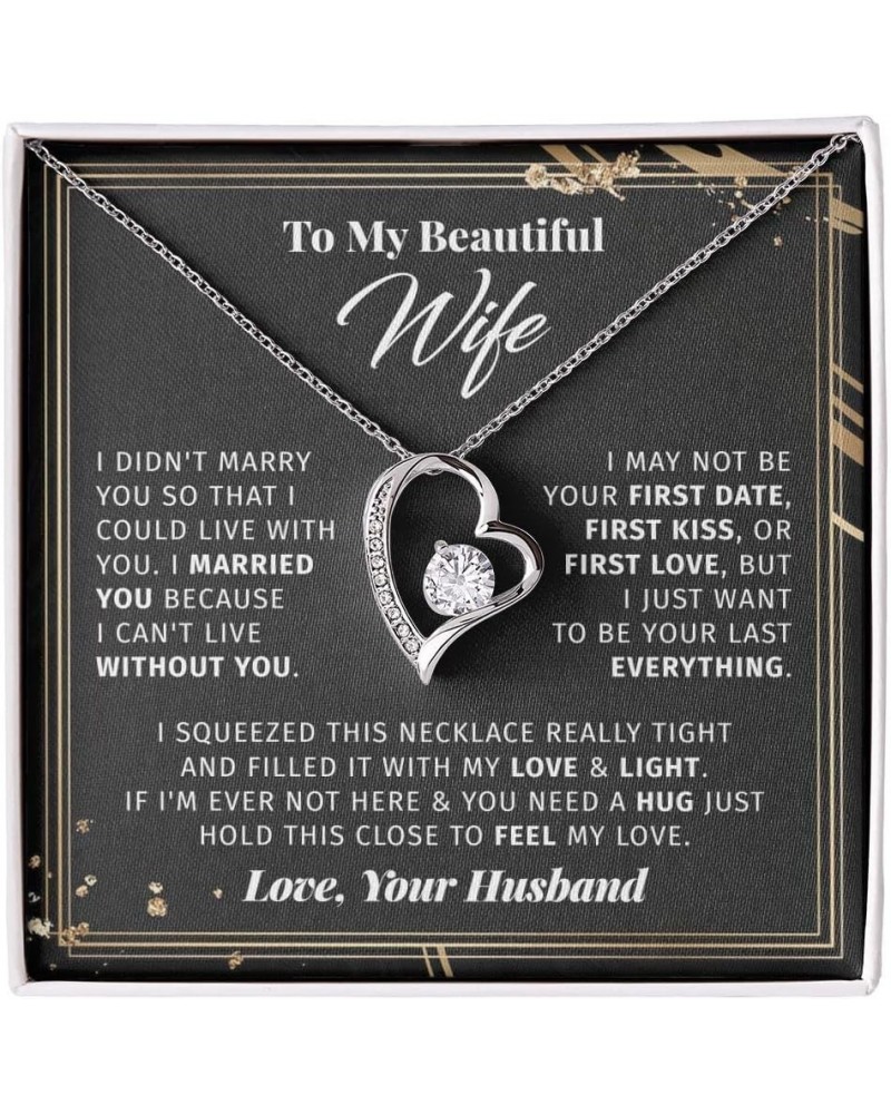 INIFIS To My Wife Gift from Husband, Birthday Gifts For Wife, To My Soulmate Necklace, Fiance Girlfriend Gifts, Anniversary R...