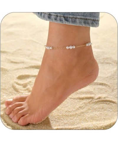 Silver Crystal Heart Ankle Bracelet for Women Boho Rhinestone Anklets Summer Heart Anklet Beach Foot Jewelry Adjustable Ankle...