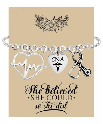 CNA Bracelet CNA Certified Nursing Assistant Gift Graduation Gift for CNA Nurse cna br card $10.93 Bracelets