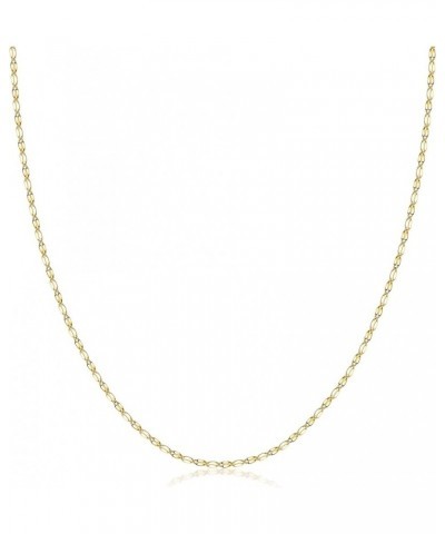 14K Solid Gold 2.0MM Diamond Cut Mirror Chain Necklace -Choose Your Color - Unisex Sizes 16"-30 Yellow 18 Inches $42.24 Neckl...