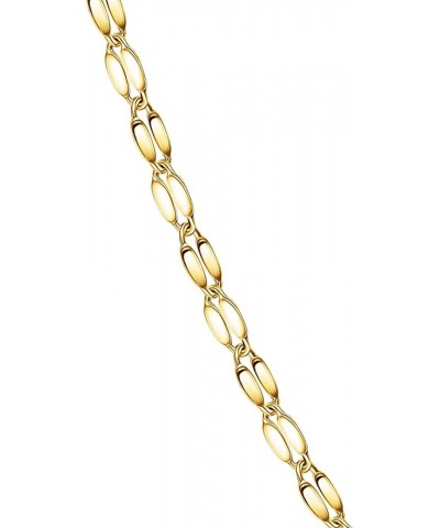 14K Solid Gold 2.0MM Diamond Cut Mirror Chain Necklace -Choose Your Color - Unisex Sizes 16"-30 Yellow 18 Inches $42.24 Neckl...