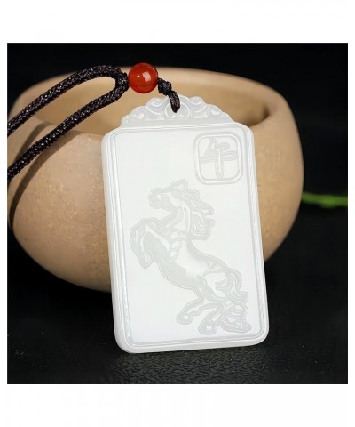 Double-sided carving exquisite fashion Pendant Necklace Master Fine Polishing Vajrapani-Horse $7.57 Necklaces