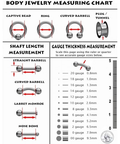 Implant Grade Titanium Threadless Push In Chain Linked Curved Bar With CZ Dangle Top (Fits All Threadless Pin Sizes 14GA-20GA...