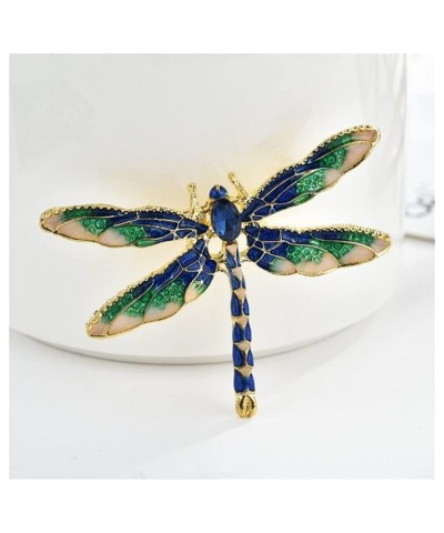 Dragonfly Brooches For Women Enamel Insect Dragonfly Brooch Men Suit Dress Brooches Pin Purple Fashion $4.13 Brooches & Pins