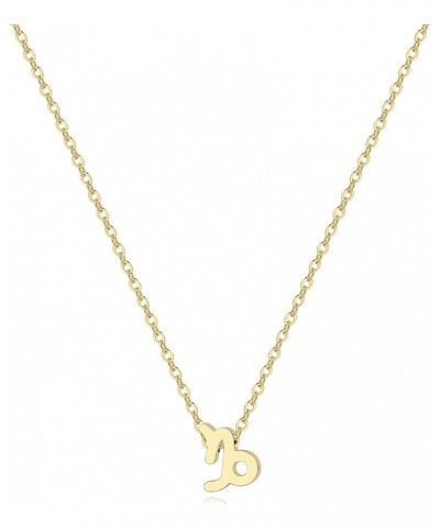 Astrology Necklace for Women 18K Gold Plated 12 Constellation Zodiac Necklace Capricorn-1 $10.25 Necklaces