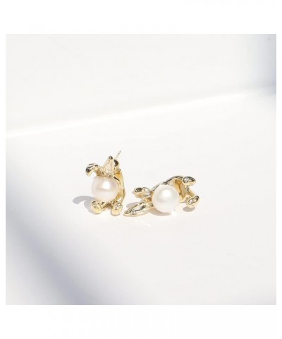 Easter Bunny Small Stud Gold Earrings for Women - Trendy Unique Elegant Special Kawaii Girl Spring Rabbit Jewelry Gift Gold $...