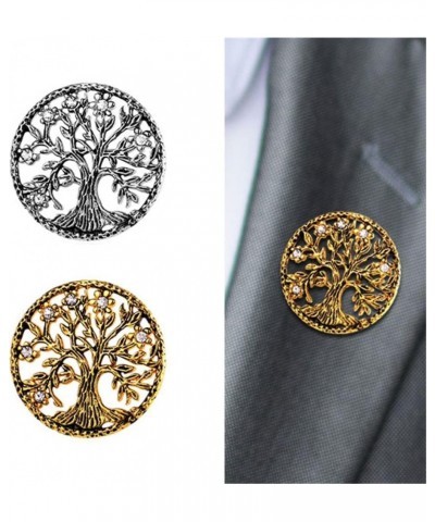 Brooches Jewelry for Women Men, Stainless Steel 18K Gold Plated Classic Feather/Flower/Tree of Life/Custom Photo/Breast Cance...