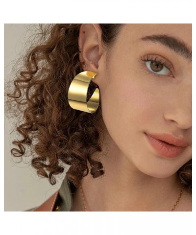 Gold Statement Earrings for Women Dangle Drop Large Statement Earrings Multiple Styles Gold Chunky Ear Jewelry for Birthday P...