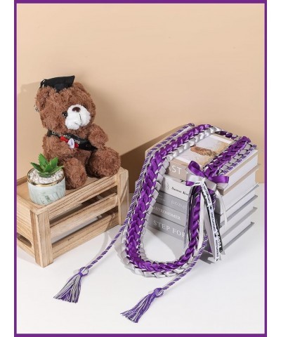 Graduation Leis and Graduation Honor Cords Class of 2024 Graduation Ribbon Lei Graduation Necklace Braided Necklaces Graduati...