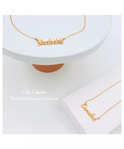 Personalized Letter Necklace For Women, 18K Gold Plated Initial Choker For Girls Simple Necklace Jewelry Gifts For Birthday A...