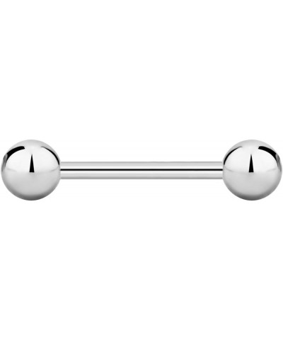 nipple barbell, nipple bars, silver nipplerings piercing Surgical Steel 8g - 18g Straight Barbell Body Jewelry (Sold Individu...