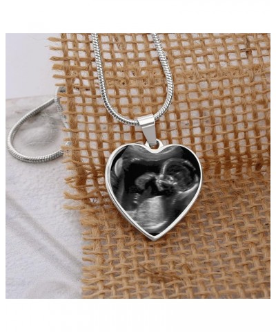 Miscarriage Gifts For Mothers, Heart Necklace Silver or Gold, Sympathy Memorial Pendant, Sorry For Your Loss, Angel Baby Silv...