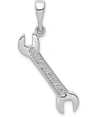 14k White Gold Wrench Charm $84.00 Bracelets