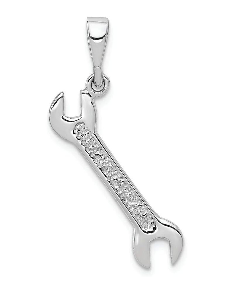 14k White Gold Wrench Charm $84.00 Bracelets