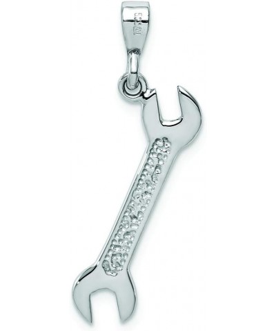 14k White Gold Wrench Charm $84.00 Bracelets