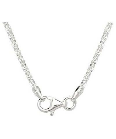 Italian Sterling Silver 1.8mm Margarita Chain Necklace (16-20") 18.0 Inches $21.27 Necklaces