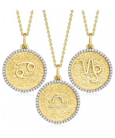 Pisces - .20 ct. t.w. Diamond Zodiac Pendant Necklace in 18kt Gold Over Sterling. 18 inches $86.61 Necklaces